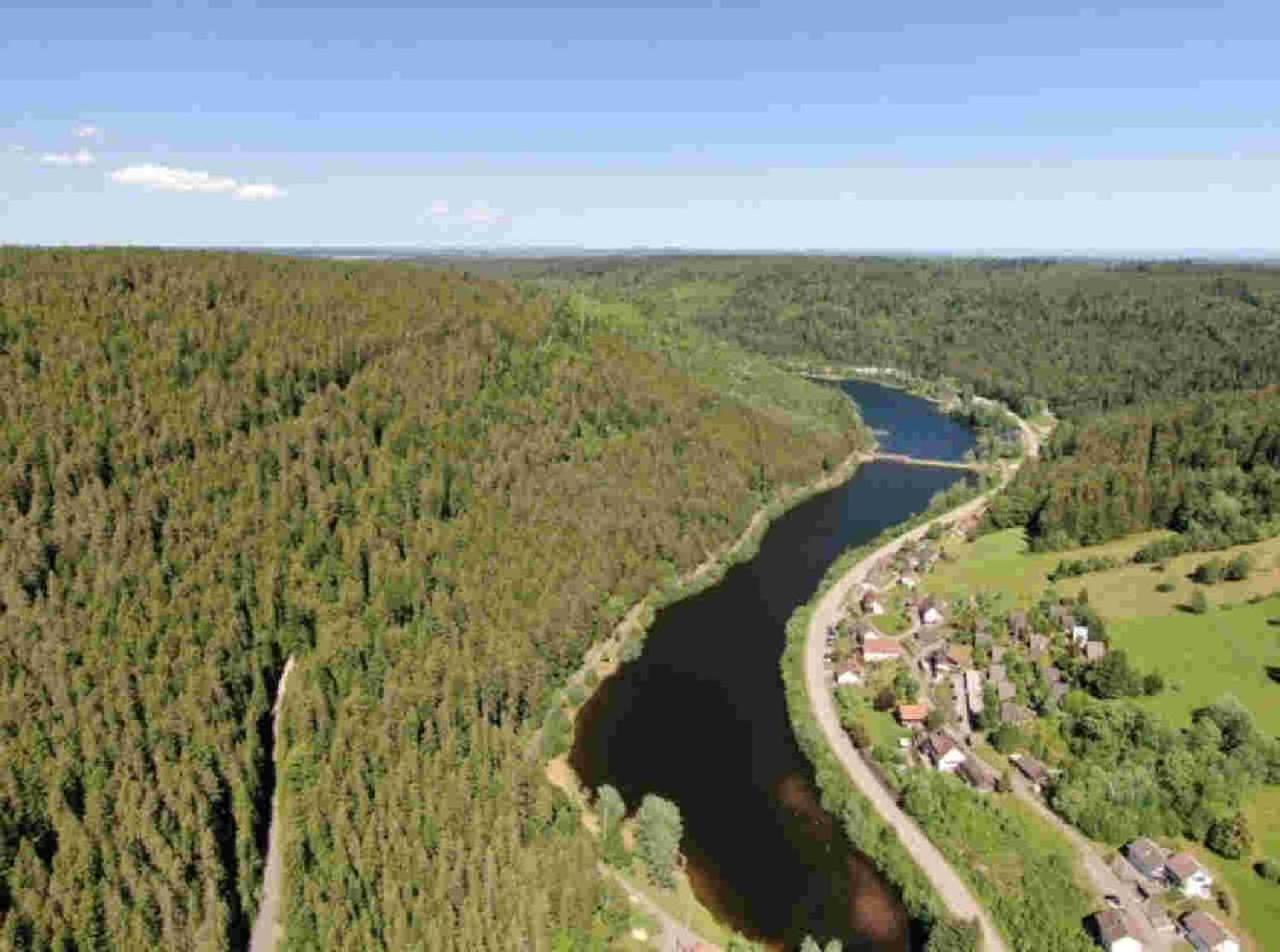 Ferienhaus Schwarzwald Seewald Erzgrube Badesee 100% Natur Exterior foto